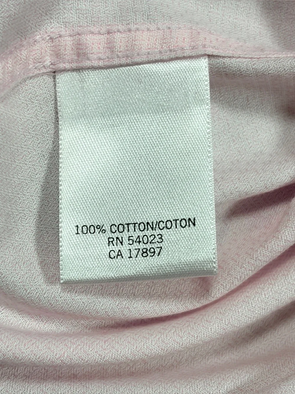 Banana Republic Men’s Long Sleeve Button Down Non Iron Shirt Pink Size Medium